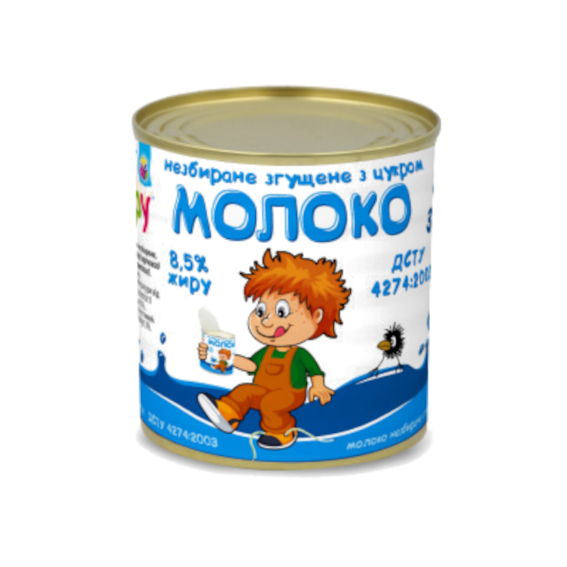 Молоко згущене HAPPY, 8,5%, 370г